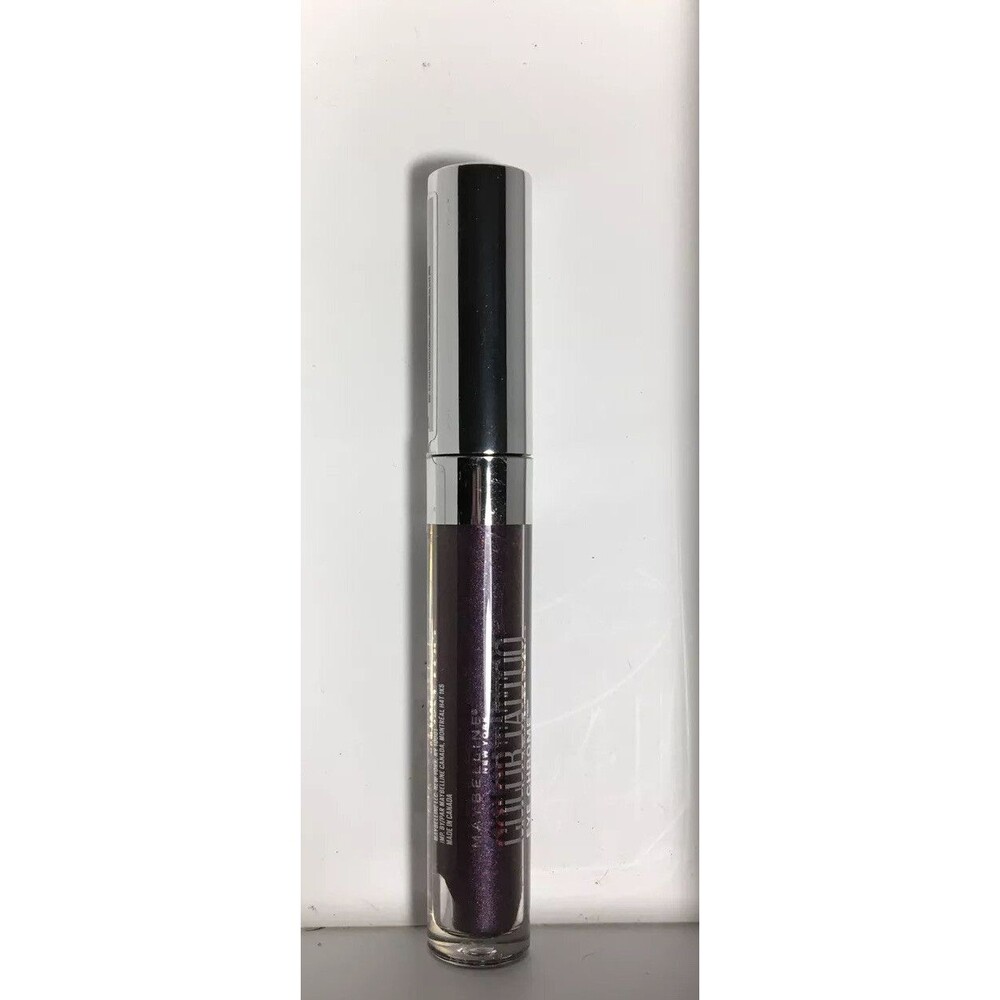 Maybelline New York Color Tattoo Eye Chrome Eye Shadow Sharp Purple 570